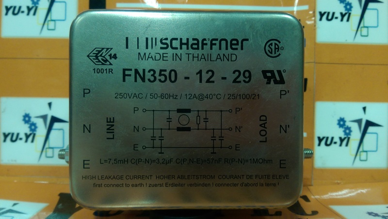 SCHAFFNER FN350-12-29 RFI POWER FILTER - PLC DCS SERVO Control MOTOR ...